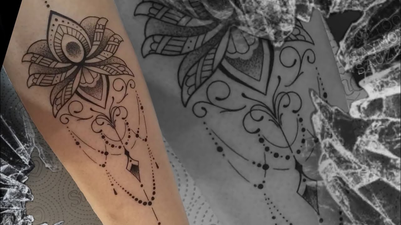 Saymon Sauzem - Tattoo flor de lotus