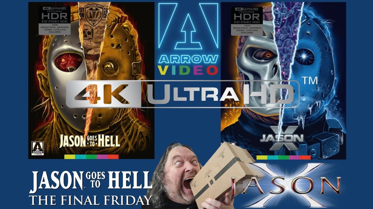 Unboxing the new Arrow Video U.S. 4K releases of Jason Goes To Hell : The Final Friday & Jason X