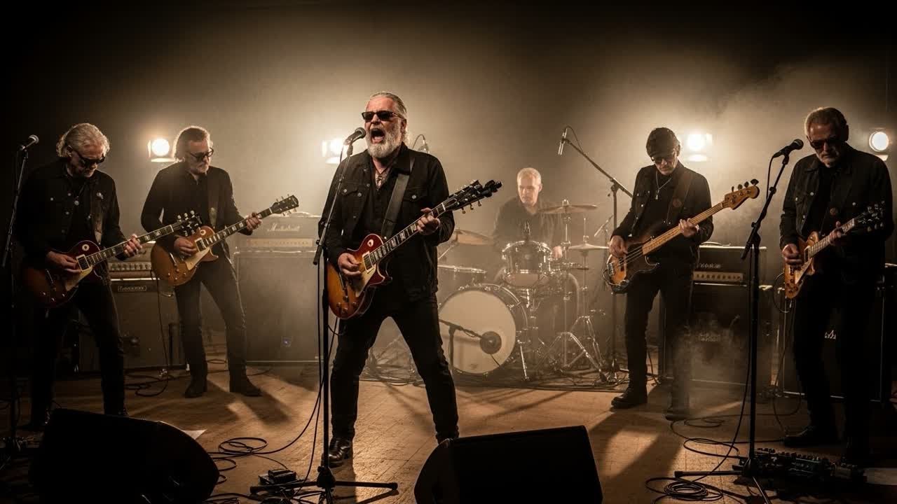 Muddy Waters, Eric Clapton, ZZ Top Inspired Classic Rock Blues Soul