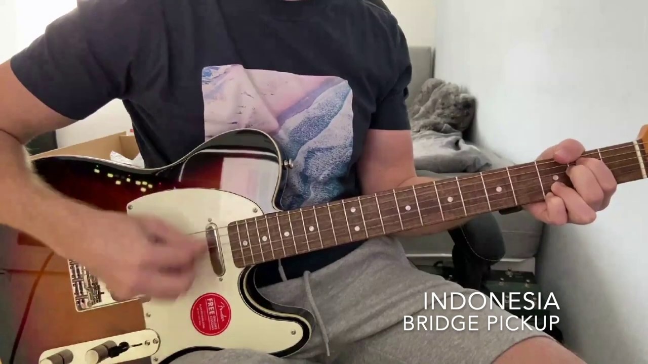 Squier Classic Vibe Telecaster Made in Indonesia vs. China