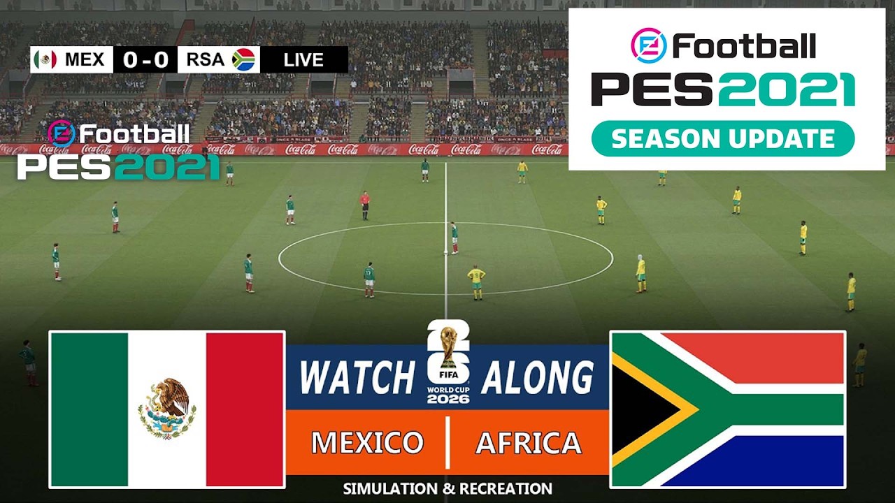 🔴LIVE : Mexico vs South Africa | World Cup 2026 | Full Match Streaming | Video Game - Simulation