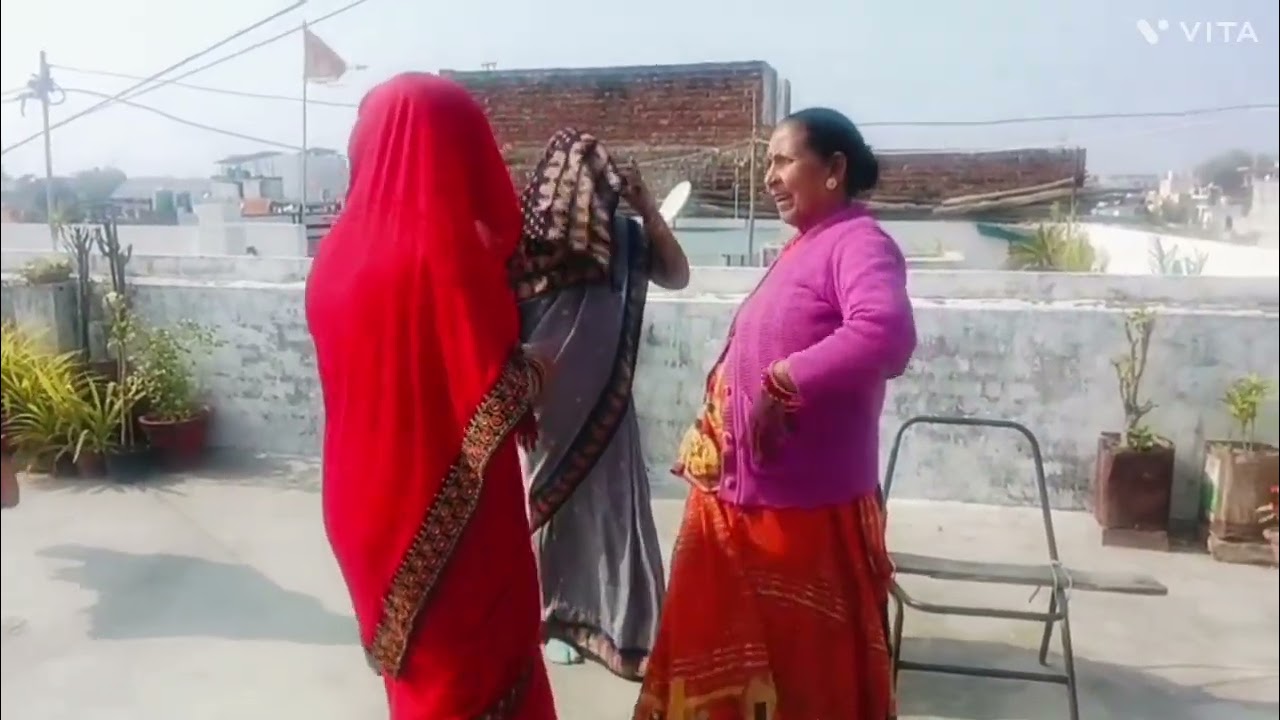 Devrani Jethani series 🌼कनचा खेलते हुए सास बहू की नोक झोक😅🌼🙏🏻🫶🏻