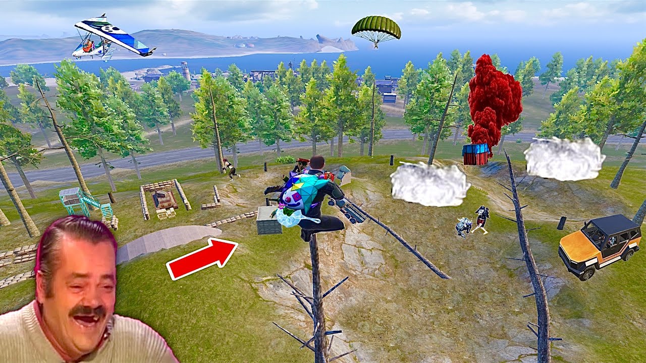 Кемпер на дереве, IQ 999++ 😱 Смешные моменты в PUBG MOBILE 😂