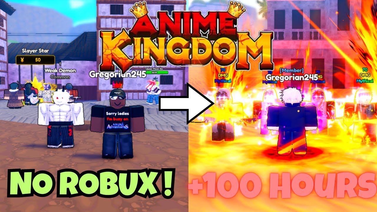 I SPEND +100 HOURS TO COMPLETE ANIME KINGDOM FREE TO PLAY | Anime Kingdom