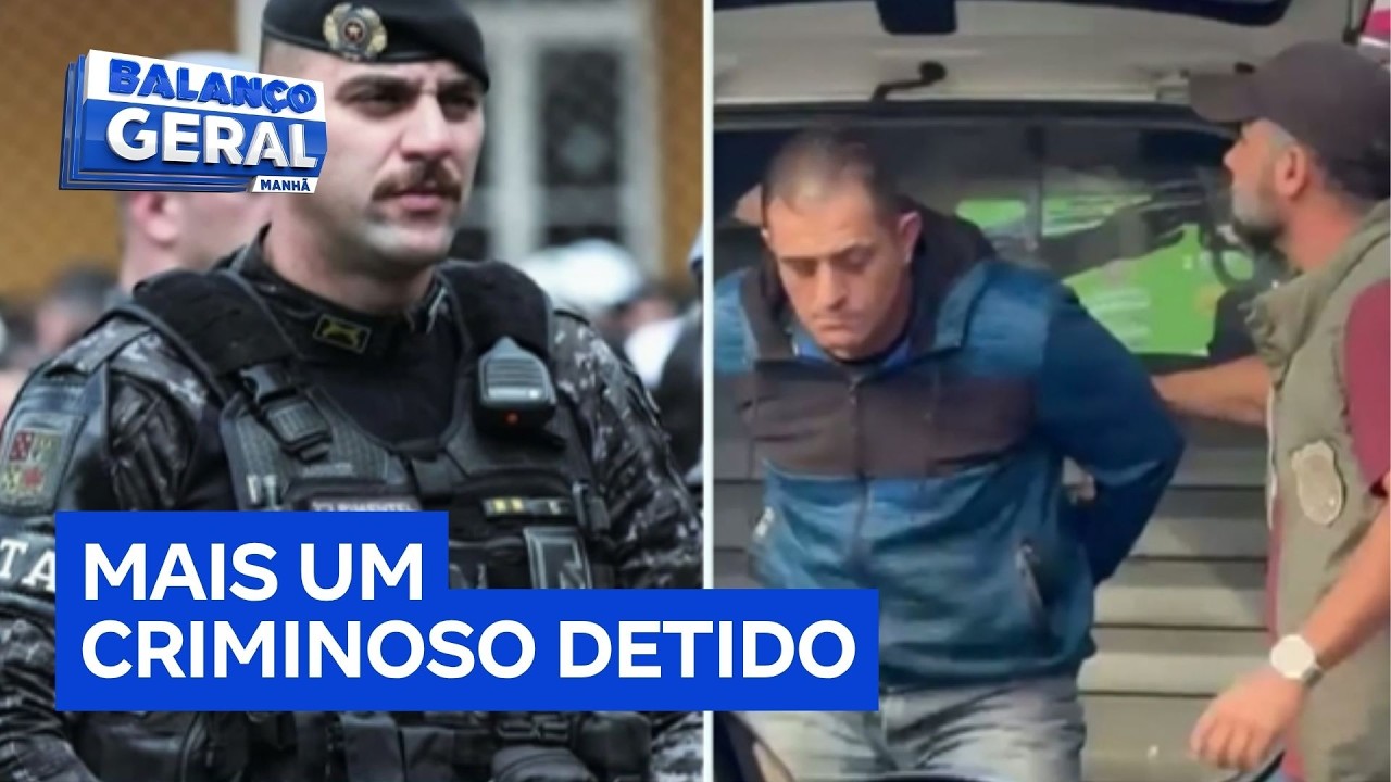 Pol&iacute;cia prende quarto suspeito envolvido no atentado contra o tenente Pimentel, da Rota