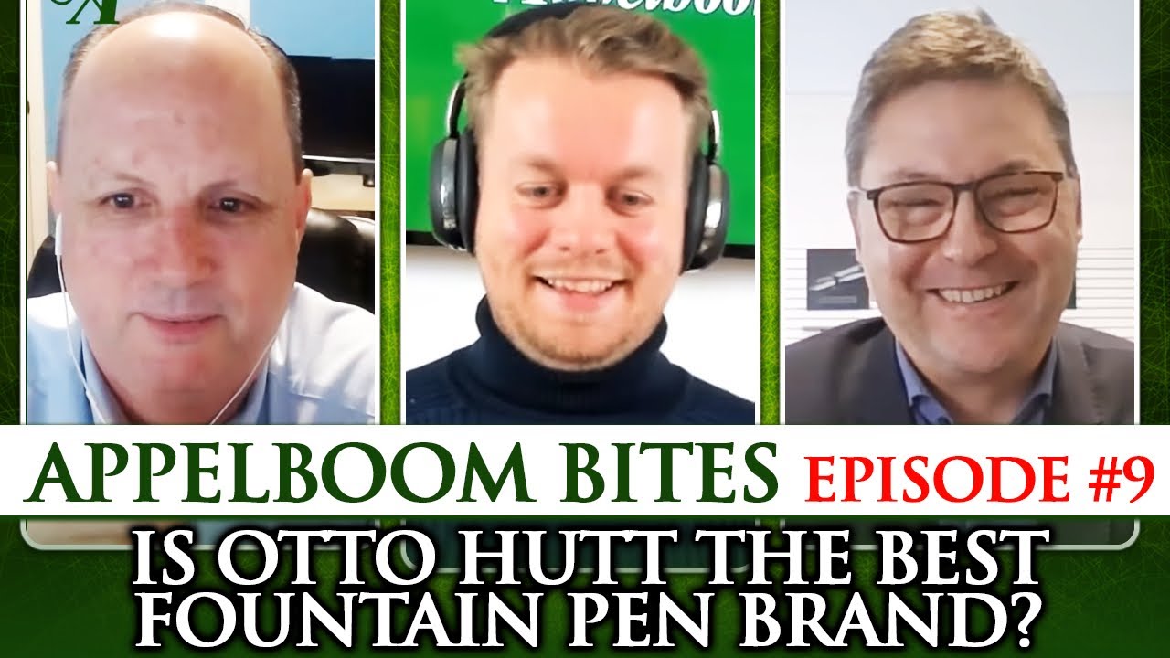Appelboom Bites #9: Is Otto Hutt the best Fountain Pen brand?