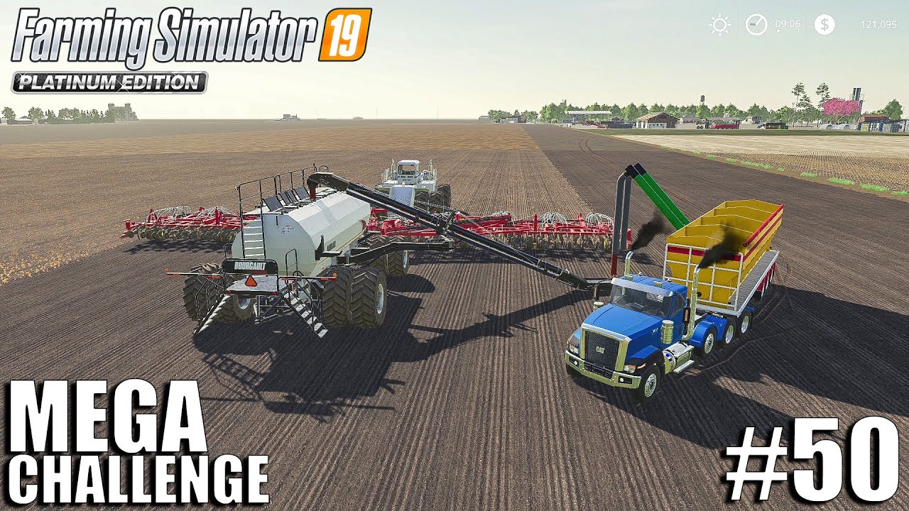 THIS SEEDER IS JUST TOO BIG | MEGA Equipment Challenge 2.0 | Farming Simulator 19 | #50