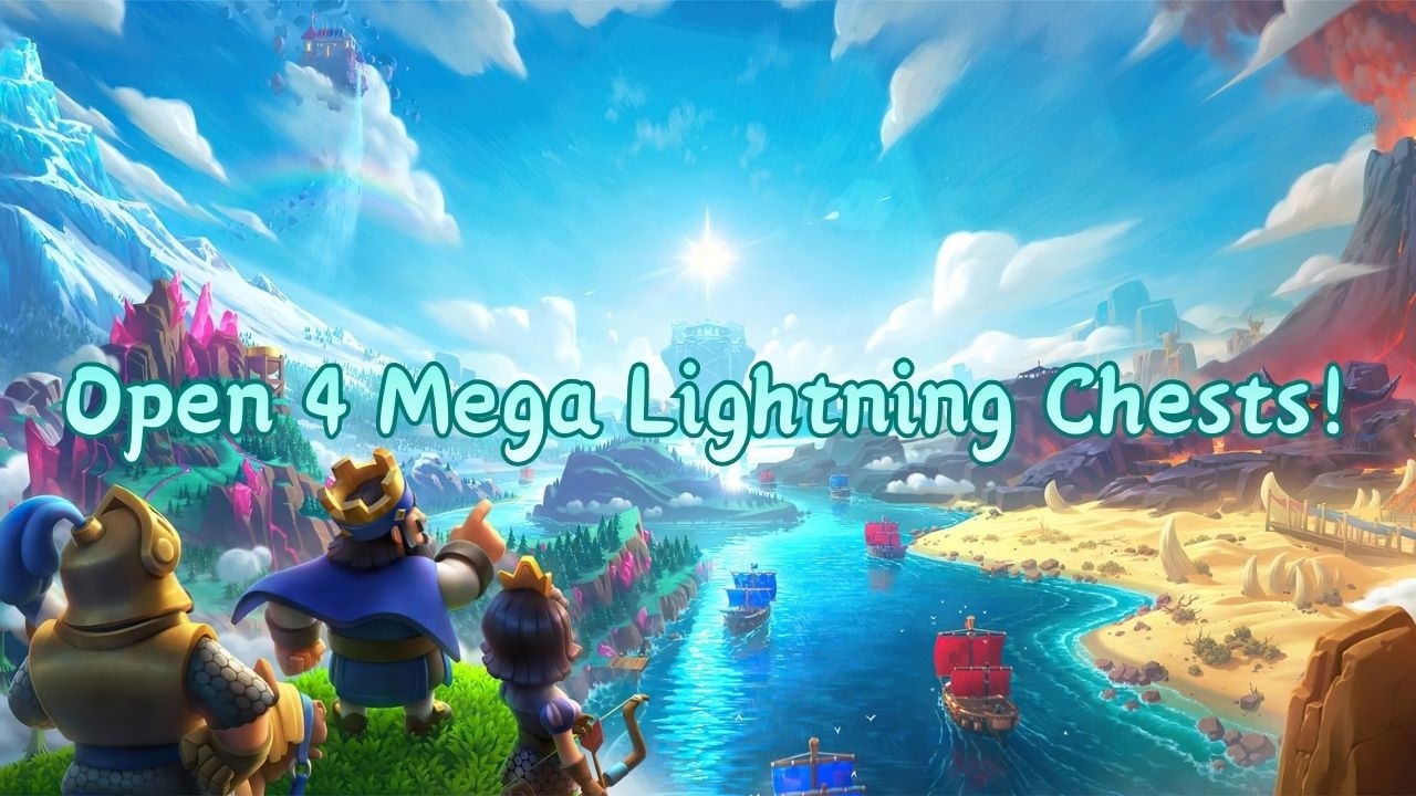 Open 4 Mega Lightning Chests! | 打開4個超級雷電寶箱!