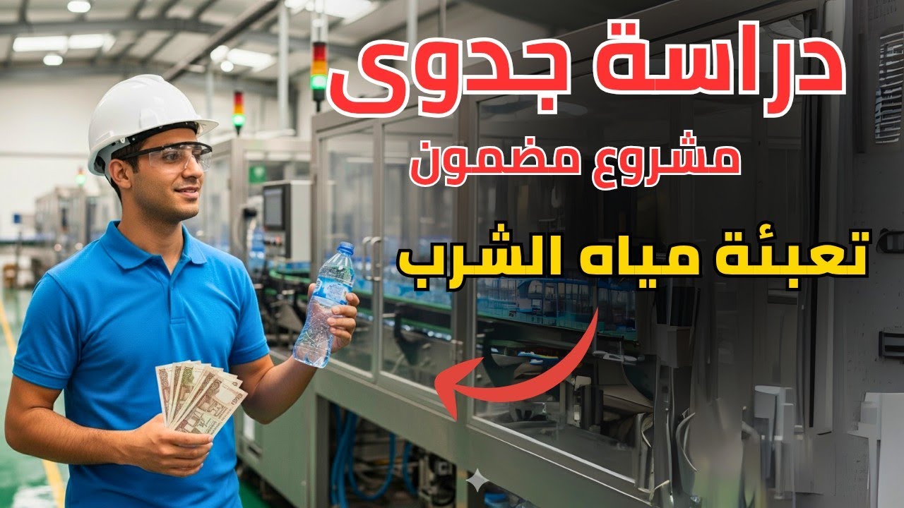 دراسة جدوى مشروع تعبئة مياه الشرب في مصر من الألف للياء | أرباح بالملايين