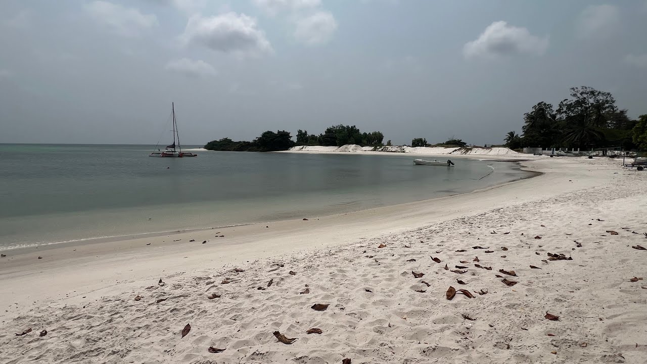 The Place Where Atlantic Ocean Hits African Continent Sogara Beach Port Gentil Gabon