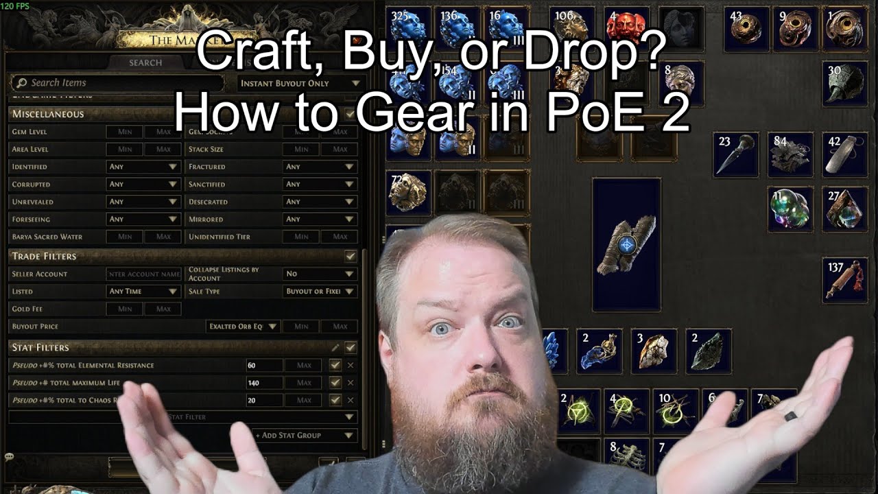 Craft, Buy, or Drop How to Gear in PoE 2