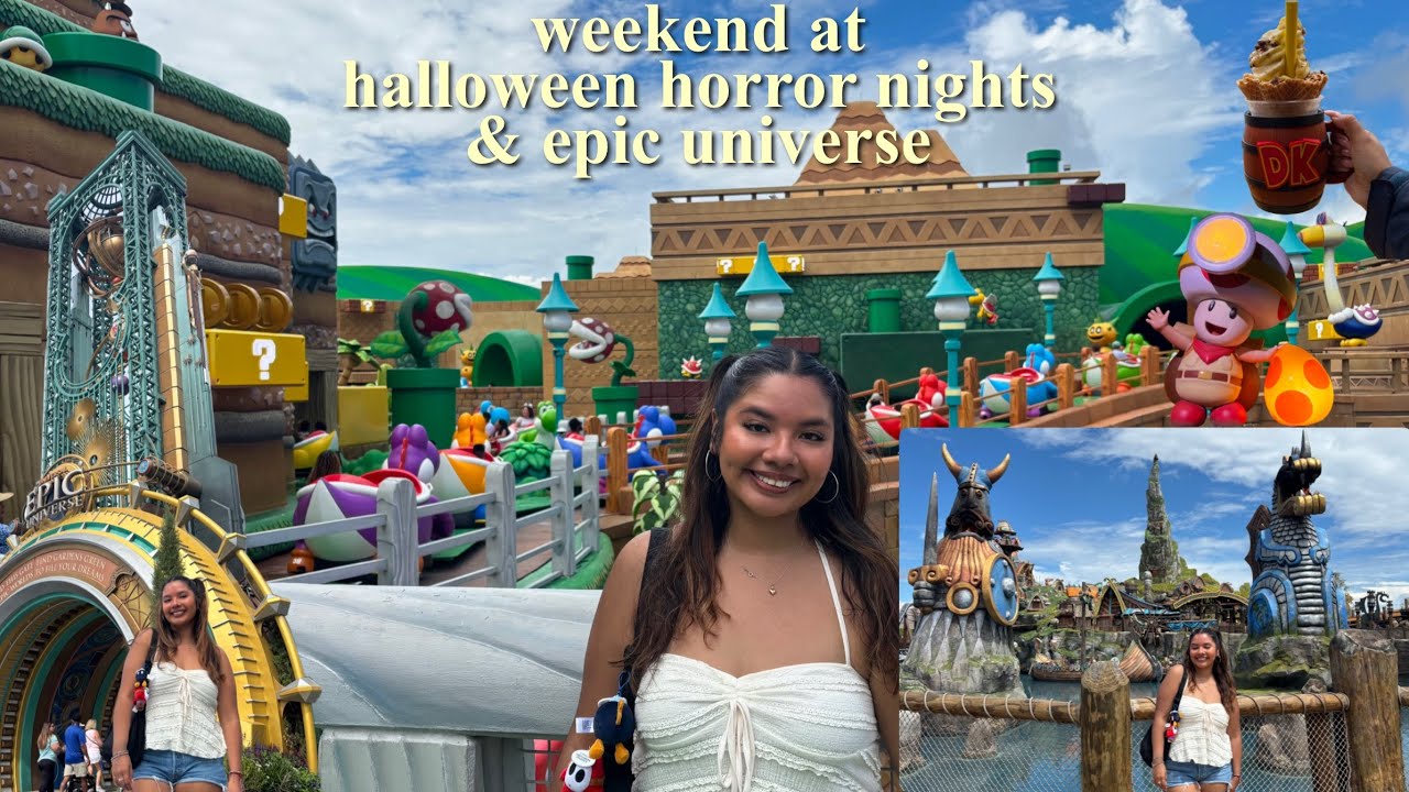 spend a weekend with me at HHN & Epic Universe 🎢🎟️🎃🍂
