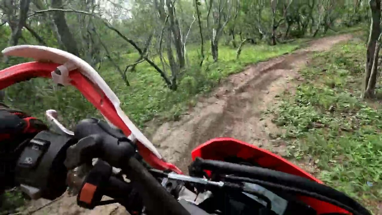 Battling Calves and Flame outs on the CRF450L