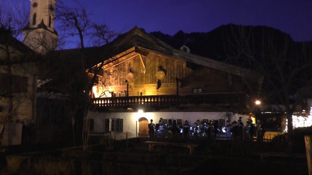 Neujahrsanblasen in Garmisch
