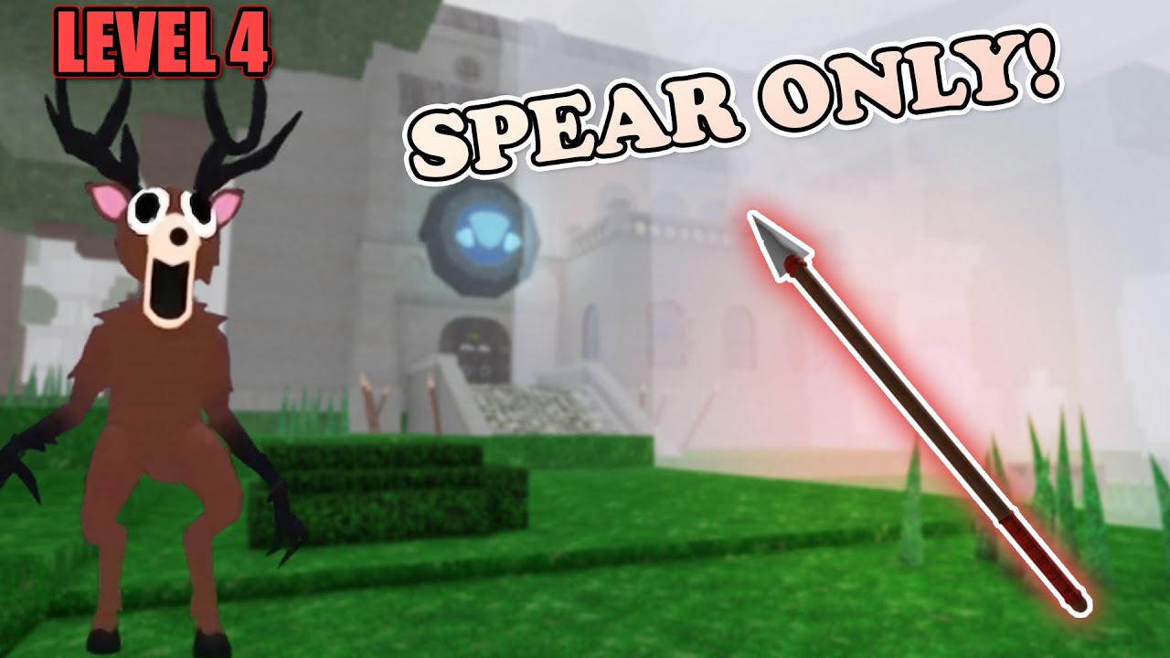 I Beat ALL Stronghold Levels with SPEAR ONLY in 99 Nights in the Forest!