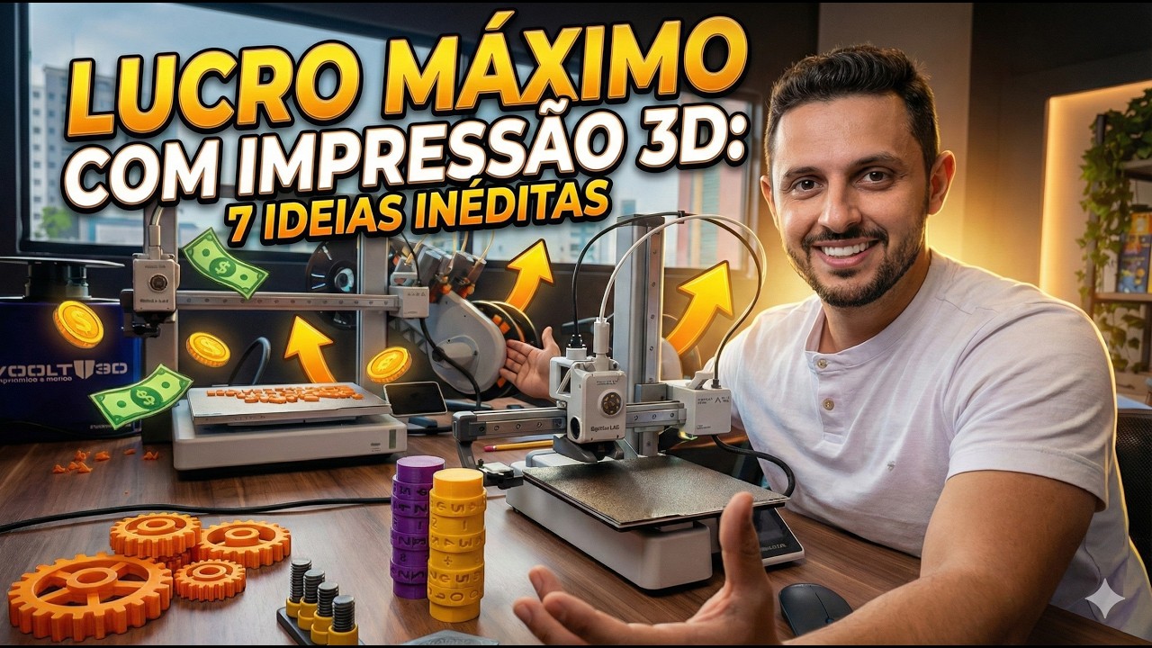 Como Transformar sua Impressora 3D em uma Máquina de Dinheiro (Guia 2026)