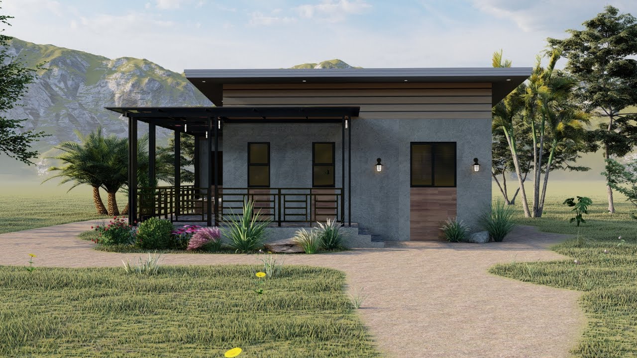 Small House Design | 9 x 12 meters | 2 Bedrooms
