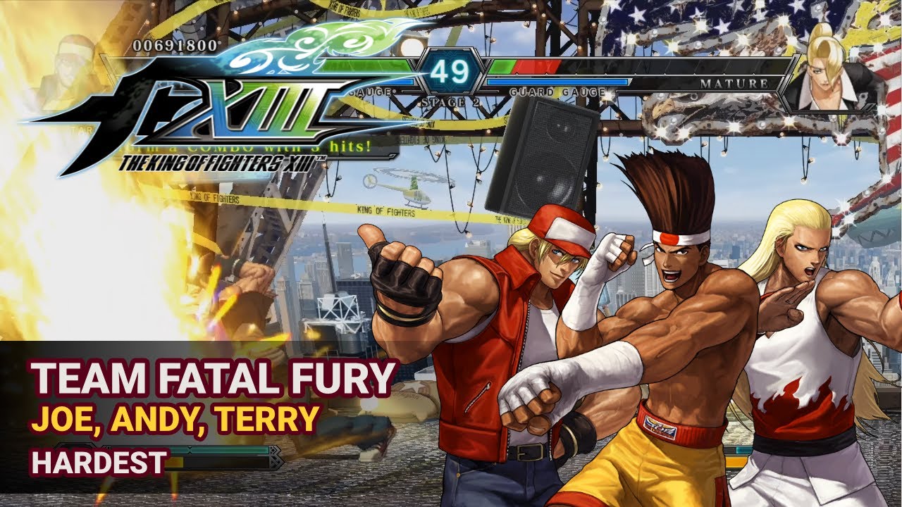 Team Fatal Fury (Joe, Andy, Terry) Arcade - King of Fighters XIII Steam Edition [2010][PC][HD]