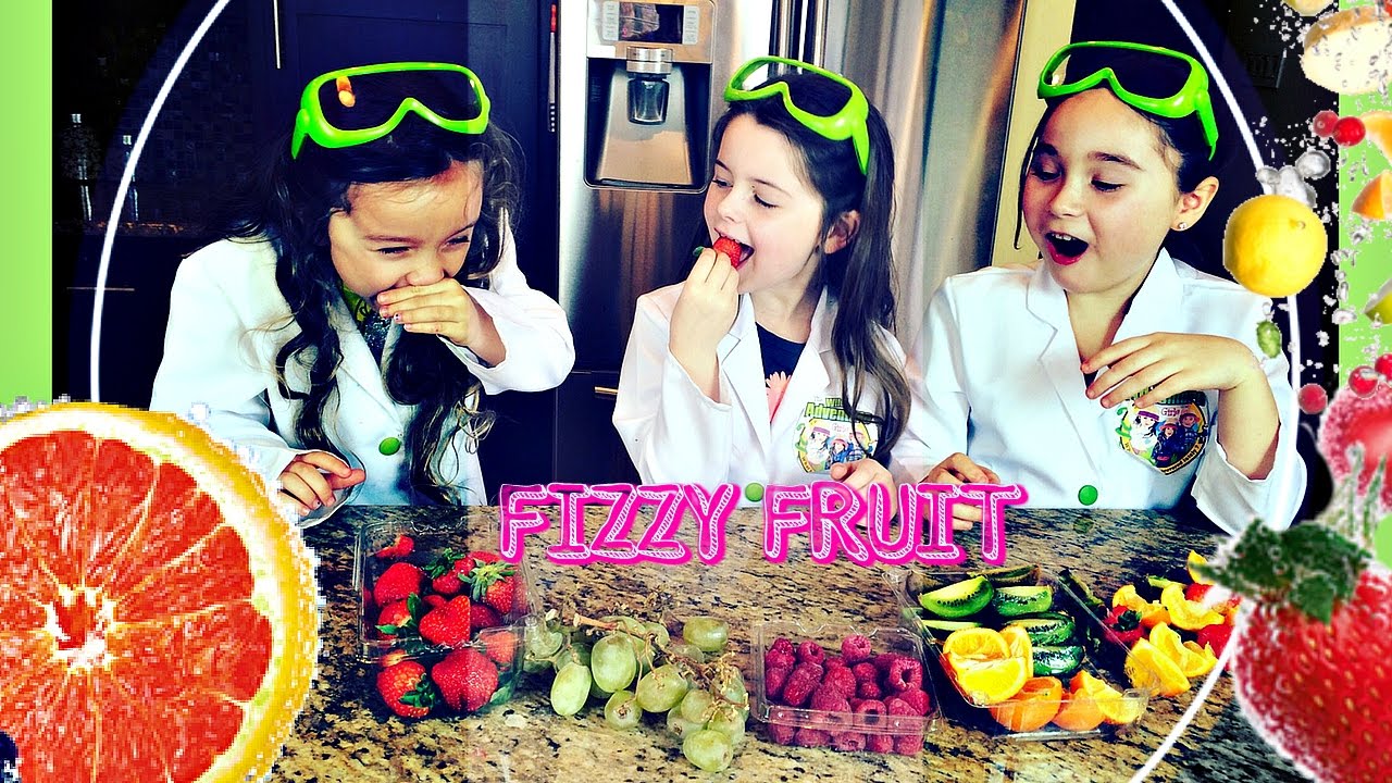 Как приготовить газированные фрукты (Fizzy Fruit) | Научные эксперименты для детей