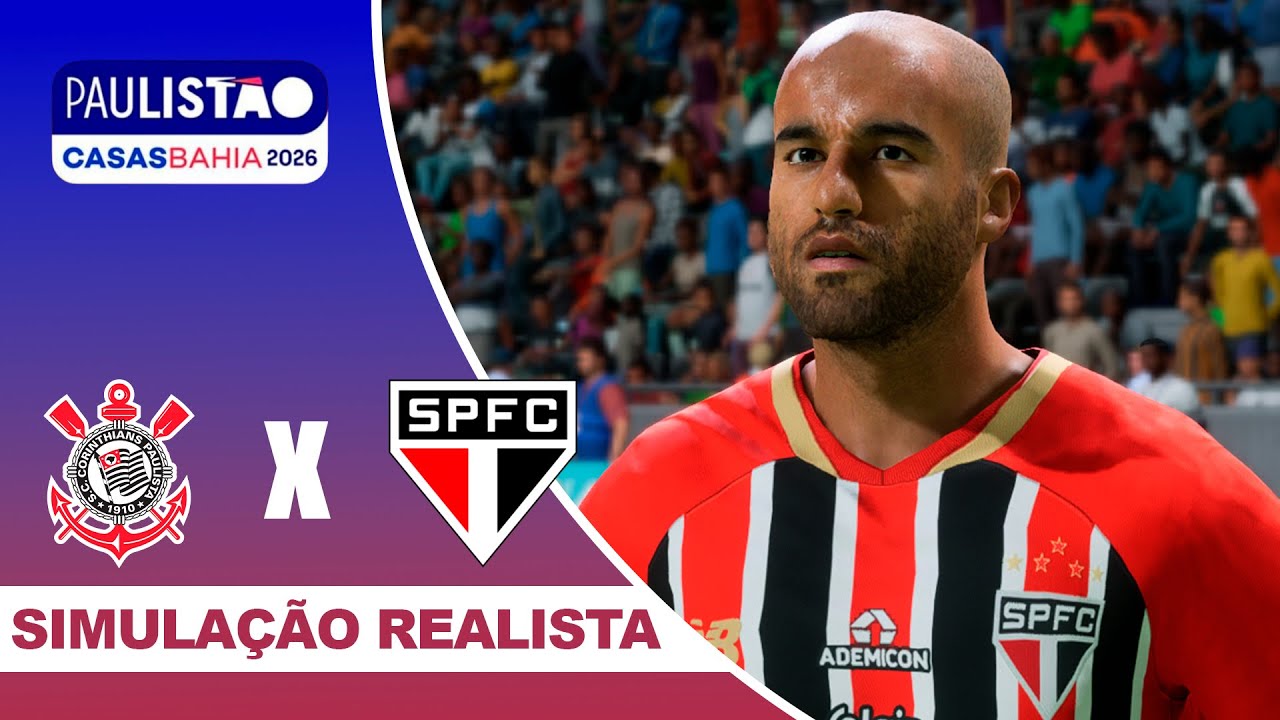 CORINTHIANS X SÃO PAULO | Paulistão 2026 | Simulação Realista
