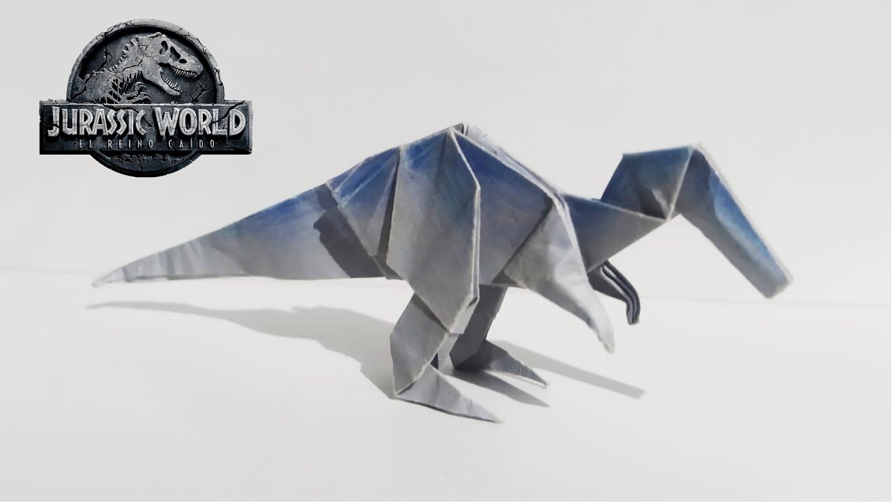 Origami Baryonyx Jurassic World // Cómo hacer origami Baryonyx