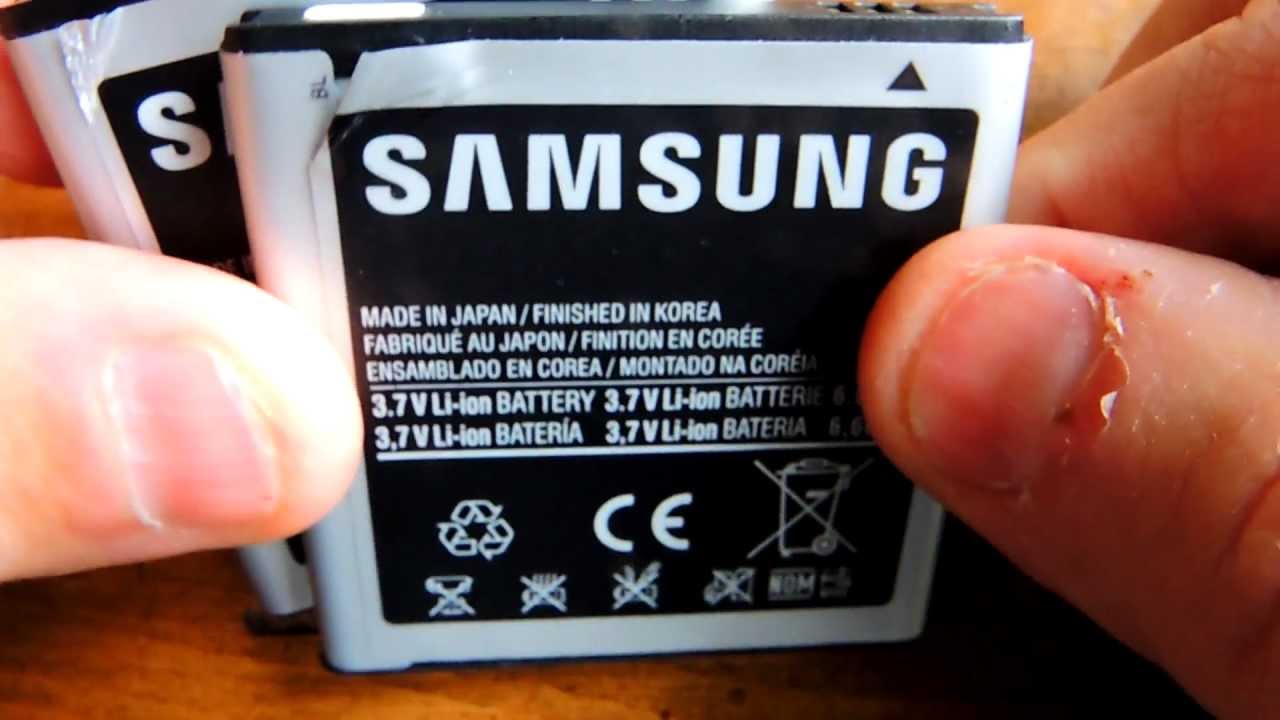 FAKE / COUNTERFEIT SAMSUNG BATTERY FROM EBAY