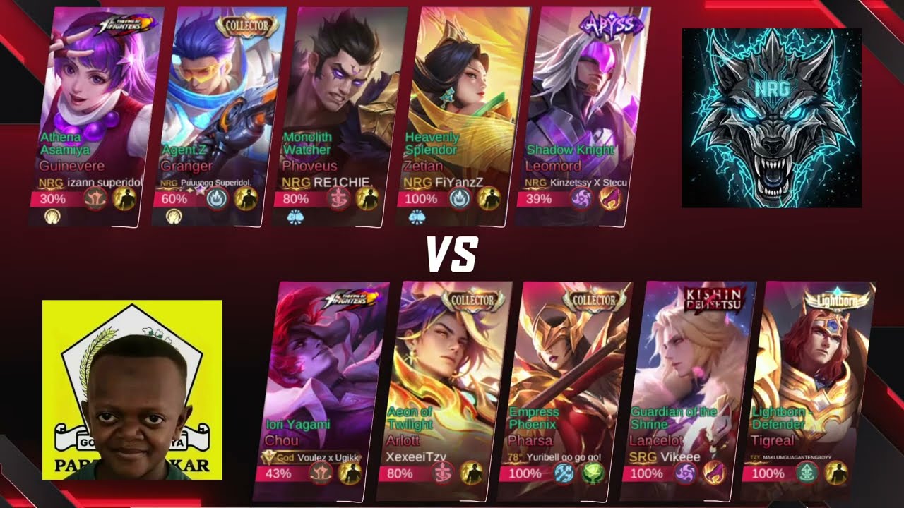 SPARING MATCH ROOM TOURNAMENT MOBILE LEGENDS MLTC NRG EVOLUTION VS SIREGAR MATCH 1