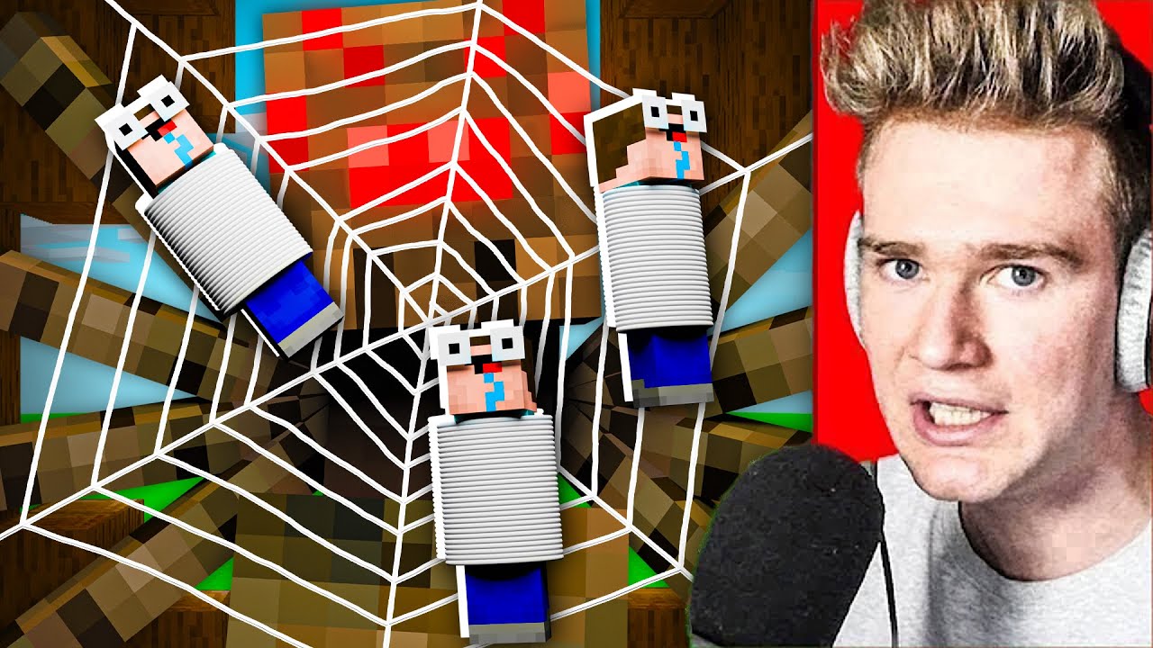 KTO OSTATNI ZOSTANIE w SIECI PAJĄKA = WYGRYWA | Minecraft Extreme