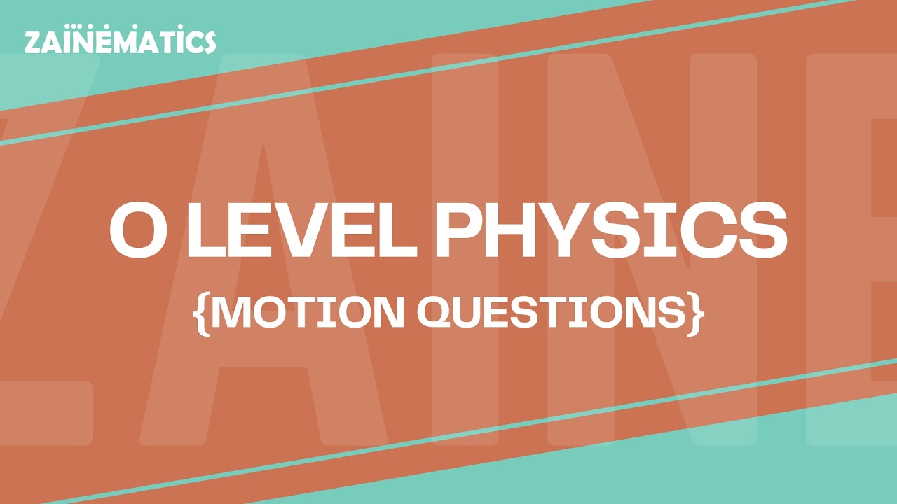 OL and IGCSE PHYSICS | Motion (Questions Practice)(video 2)| Physics by Akhtar Mahmood