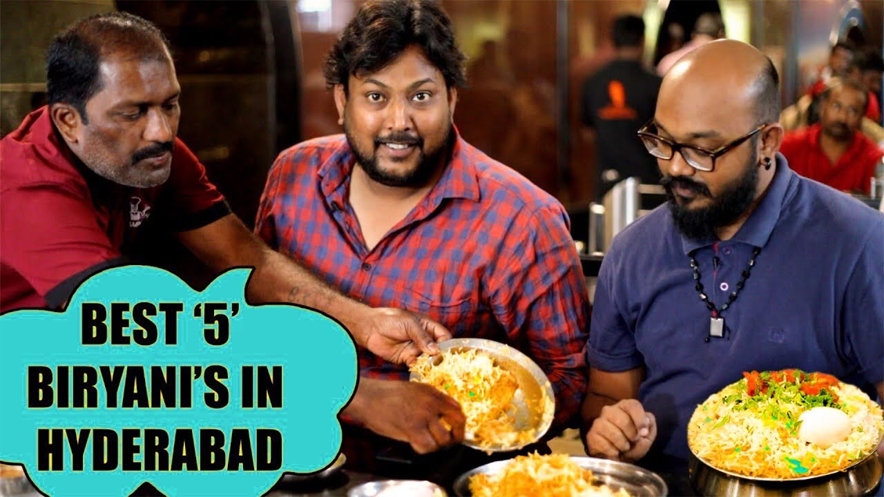 MY BEST 5 BIRYANIS IN HYDERABAD | Must try Biryanis in Hyderabad