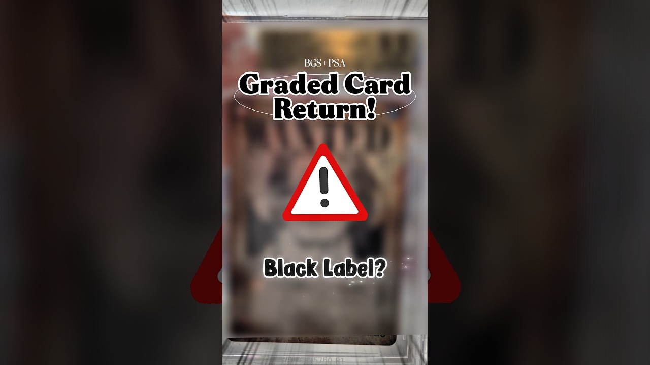 Black Label?? BGS + Grading submission return! #bgs #psa #grading #onepiece #yugioh
