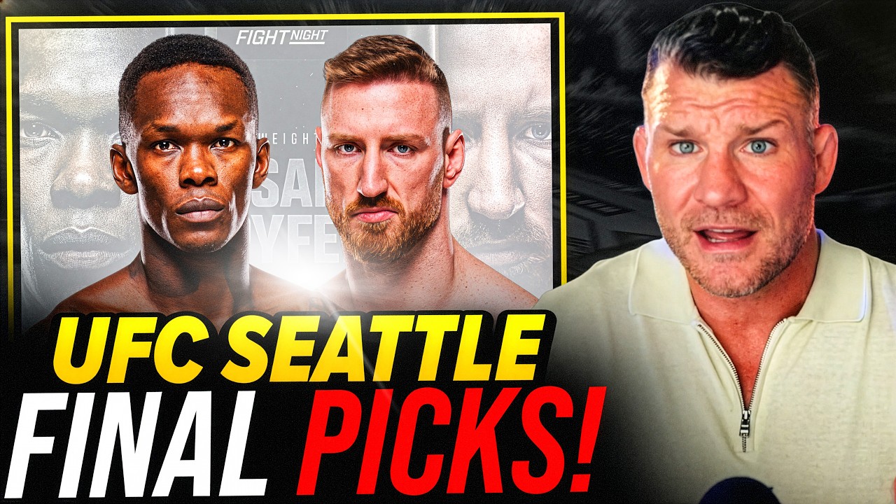 'WHO WINS?!' BISPING picks UFC Seattle: Adesanya vs Pyfer | FINAL PREDICTIONS