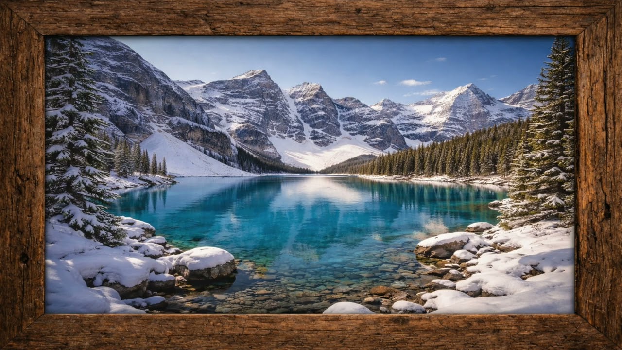 1 Hour | Frame Art  |TV Screen| 4K | still world #mountains