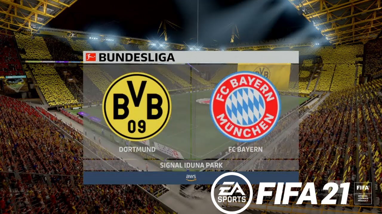 Borussia Dortmund vs Bayern Munich - FIFA 21 (Bundesliga)