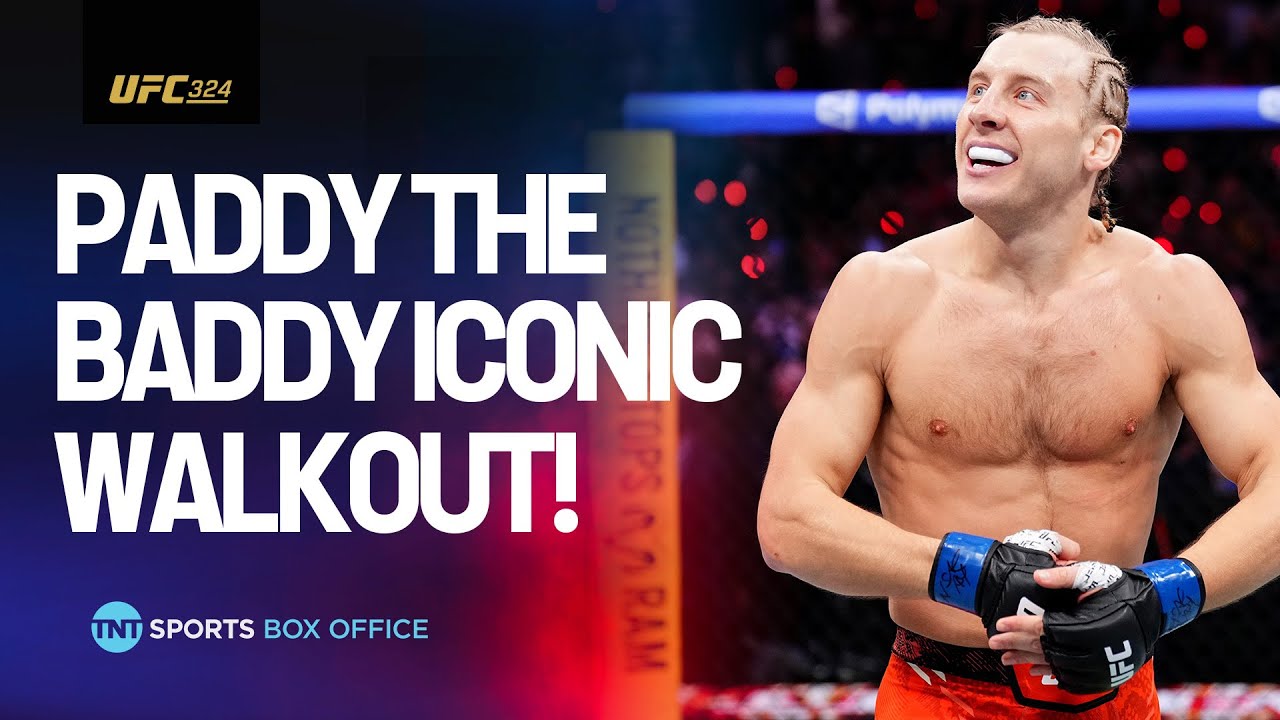ENERGY! Paddy 'The Baddy' Pimblett's ICONIC Walkout At #UFC324 🤩 🔥