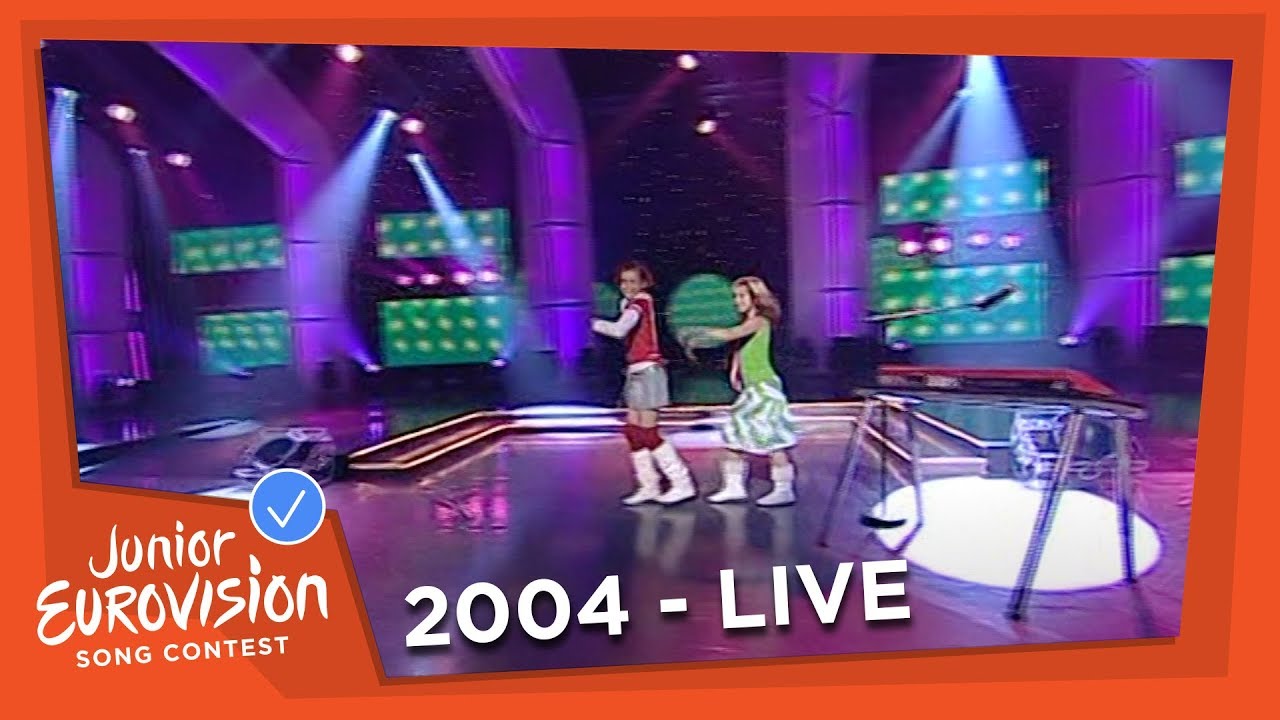 Klaartje and Nicky - Hij Is Een Kei - The Netherlands - 2004 Junior Eurovision Song Contest