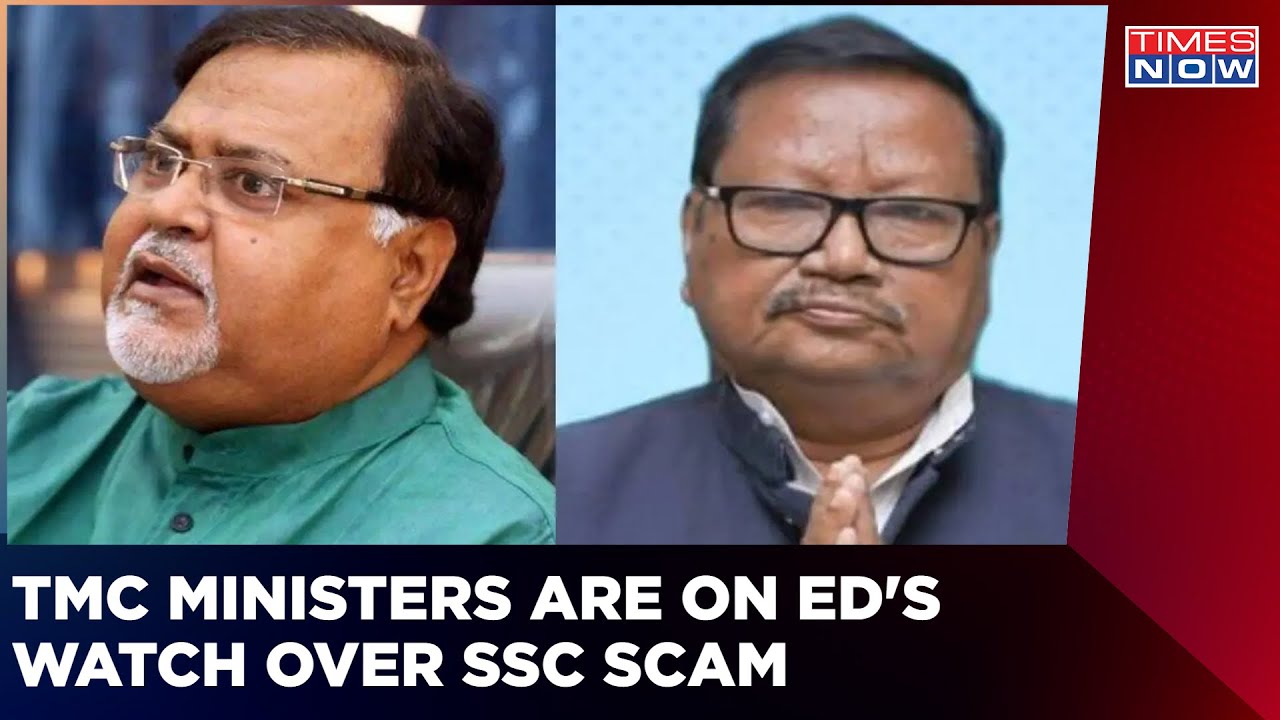 SSC recruitment scam: ED searches  Partha Chatterjee and Paresh Adhikari's houses | Times Now
