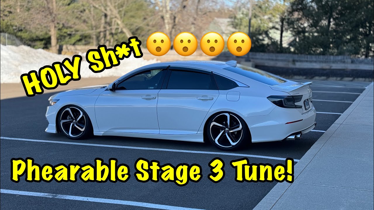 Phearable Stage 3 Tune 2019 Accord Sport 2.0T 6MT Review SOOO MUCH FASTER!!