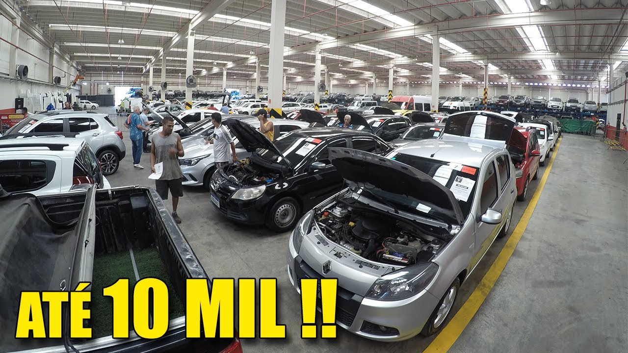 PARTICIPEI DO LEILÃO, CARROS ATÉ 10 MIL !! SERÁ QUE DEI UM LANCE ??