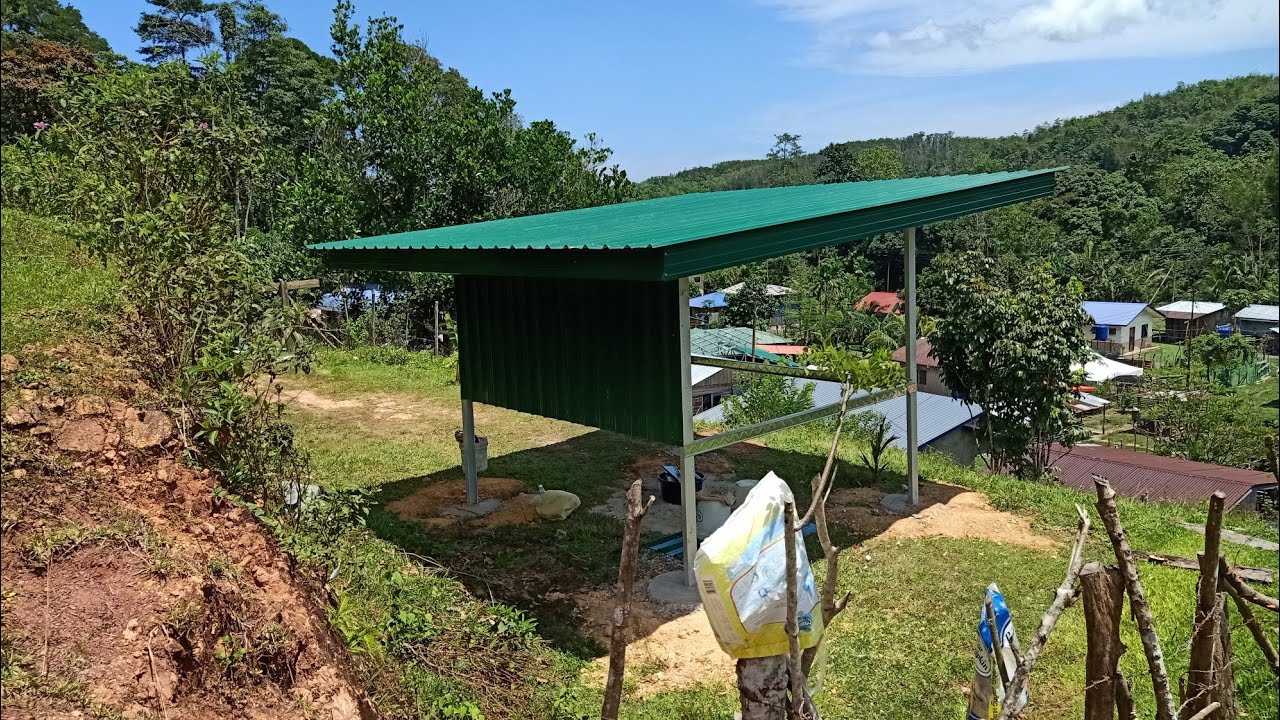 Cara membuat rumah dengan besi C purlin & bartten(mini rumah)