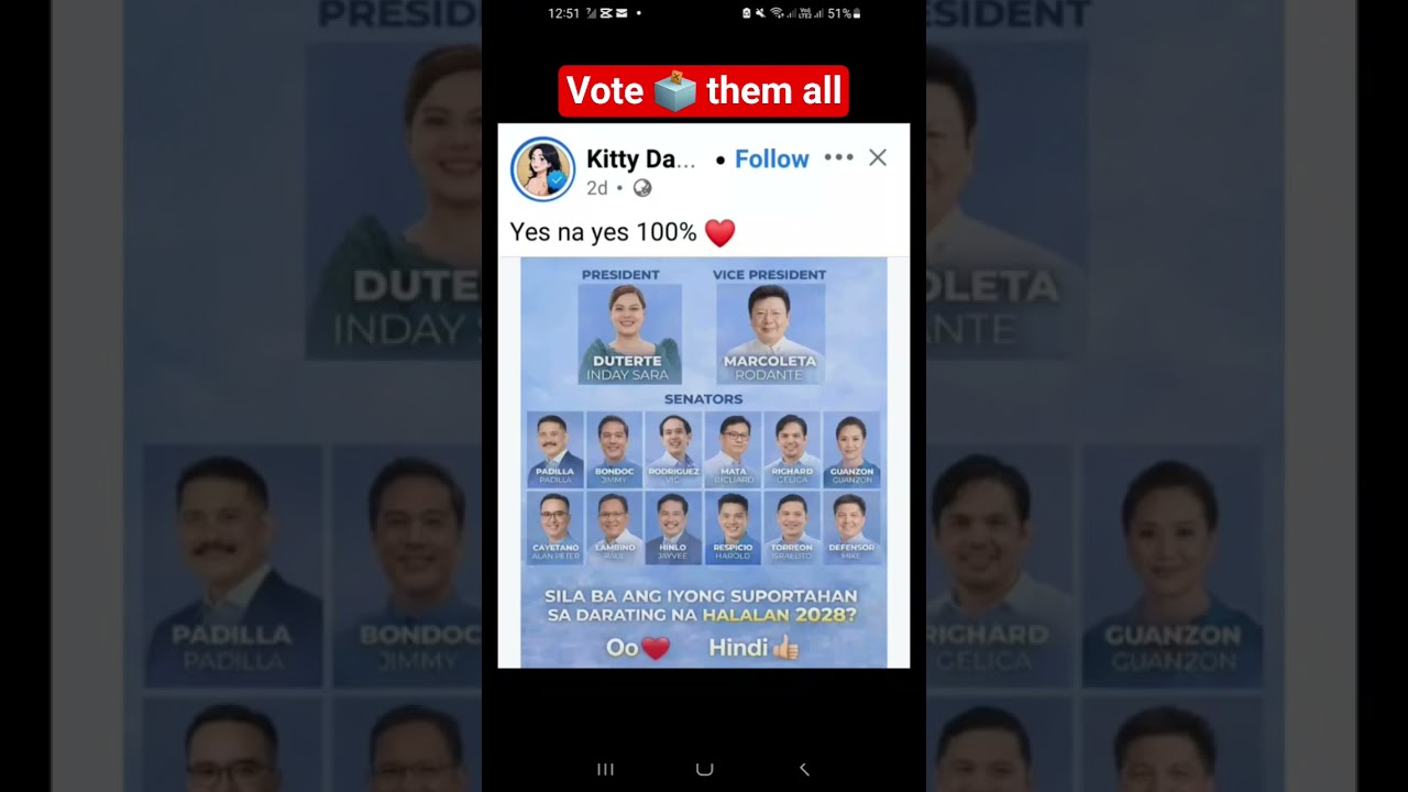 MAY AASAHAN BA SILA VOTE NINYO SA 2028? #viralvideo