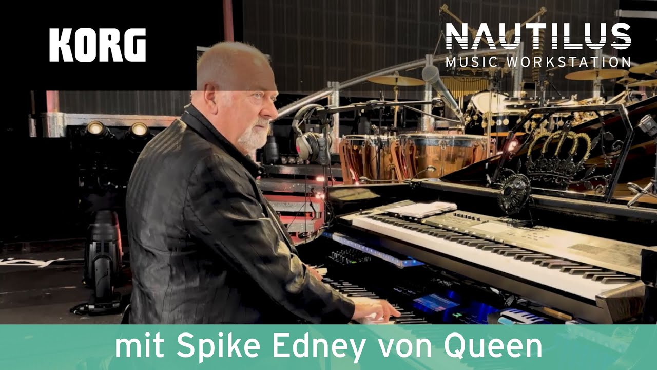 KORG NAUTILUS - On Stage mit Spike Edney von QUEEN