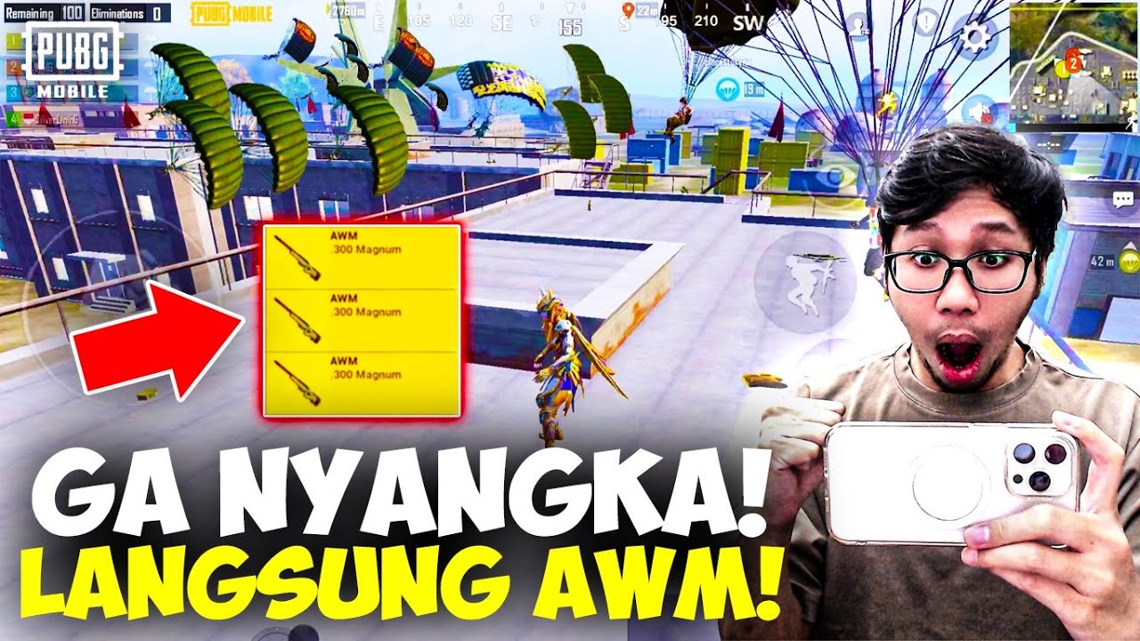YANG BENER AJA! BARU TURUN LANGSUNG AWM! DAPAT 26 KILLS! - PUBG MOBILE