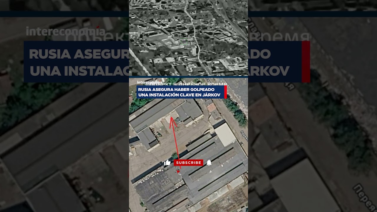 ⚠️🔥 Un dron Geranio impacta contra un edificio industrial en Ucrania