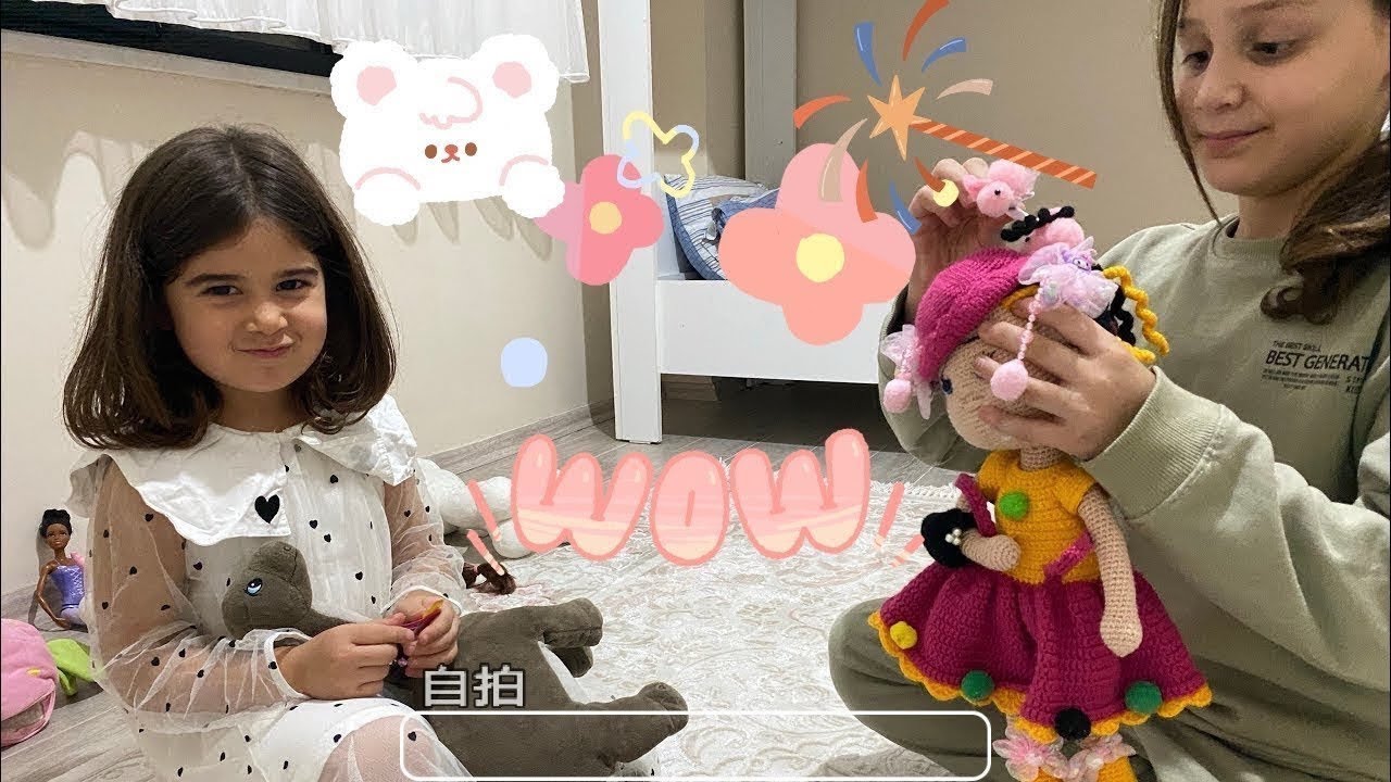 🐻🦄🦕🐓🦆Peluş oyuncaklarla evcilik. Çiftlik oyunu. Bebekler için eğlenceli videolar. Funny kids video 