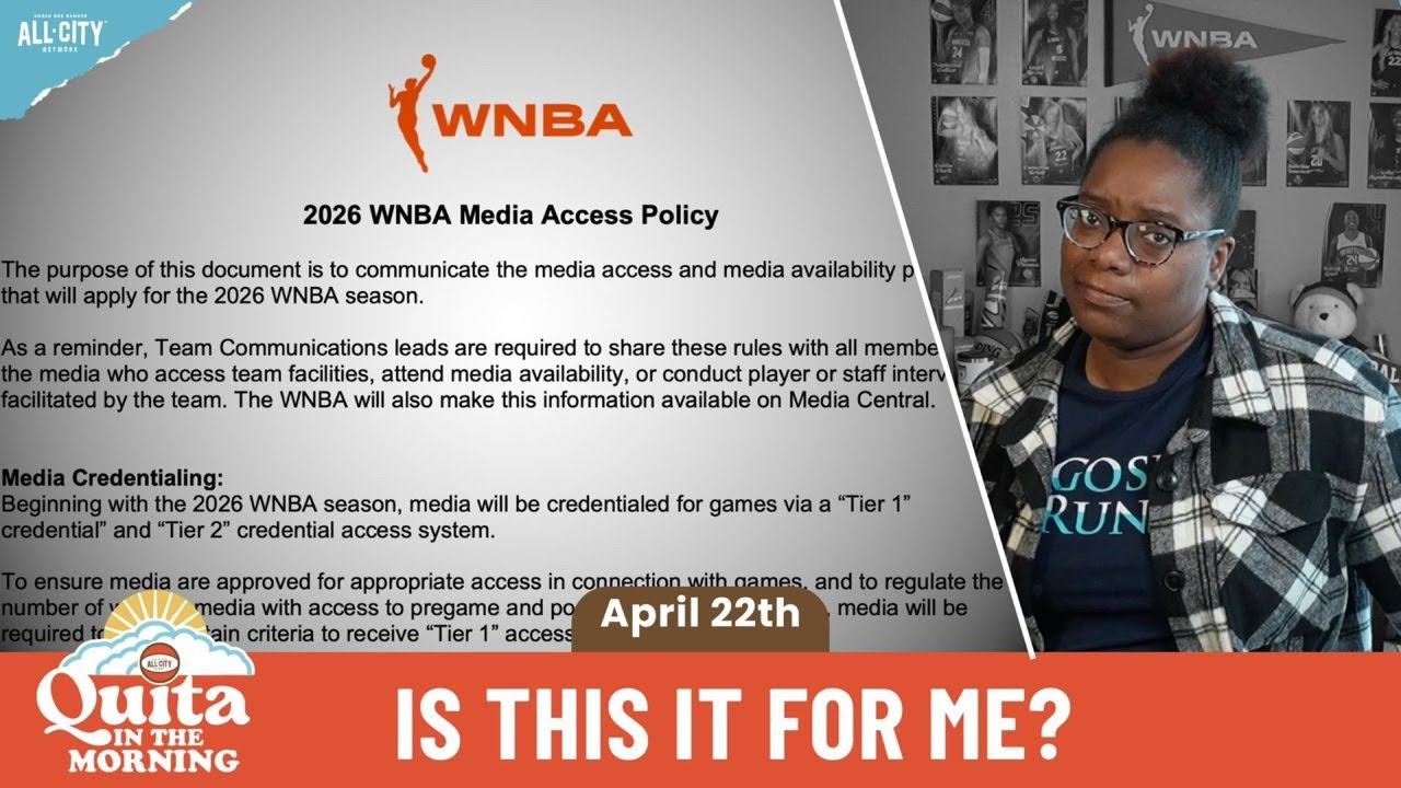 QITM: WNBA ужесточает контроль за пропусками для прессы. Что дальше? Слоот продолжает говорить и ...