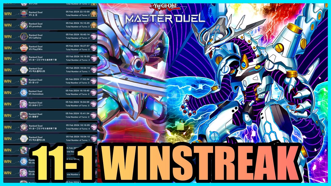 11-1 WINSTREAK in MASTER RANK! BEST MATHMECH DECK!