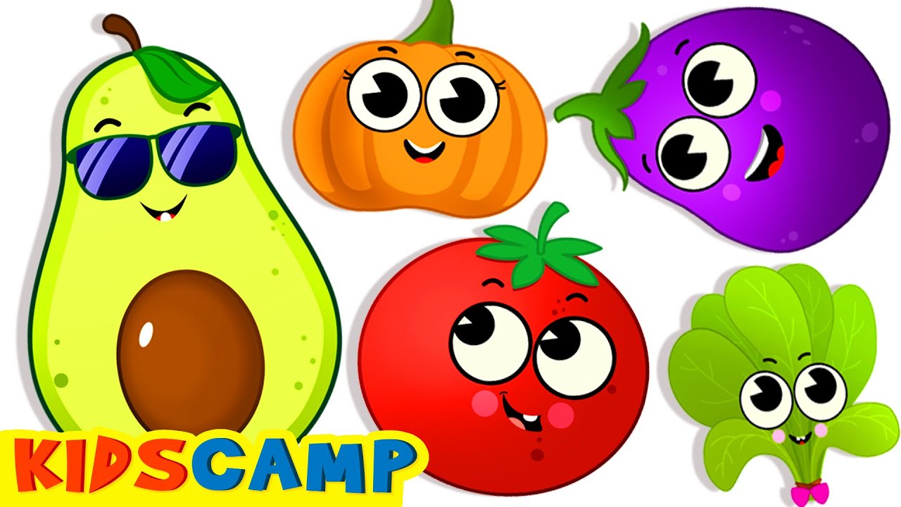 🥕🥦 Vegetable Song | Baby Rhymes And Kids Songs | KidsCamp