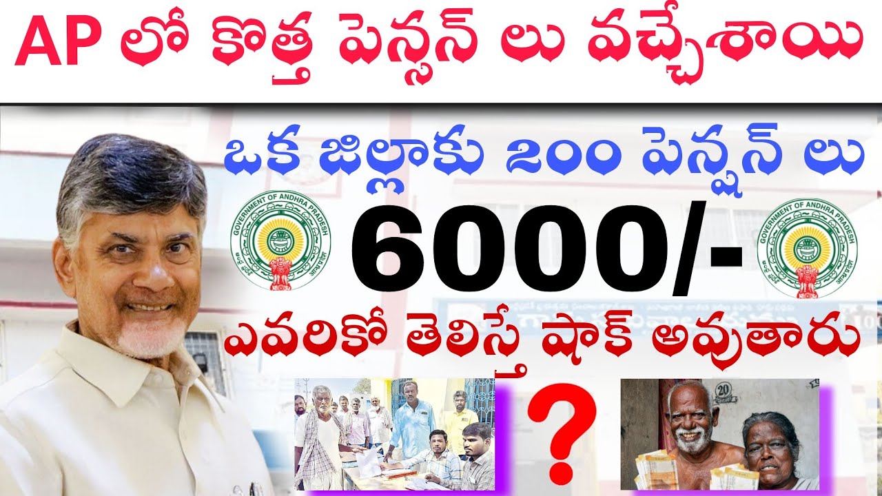 Ap లో కొత్త పెన్షన్ లు వచ్చేశాయి | Ap New Pensions Released 2026 | Ntr Bharosa Pensions 2026