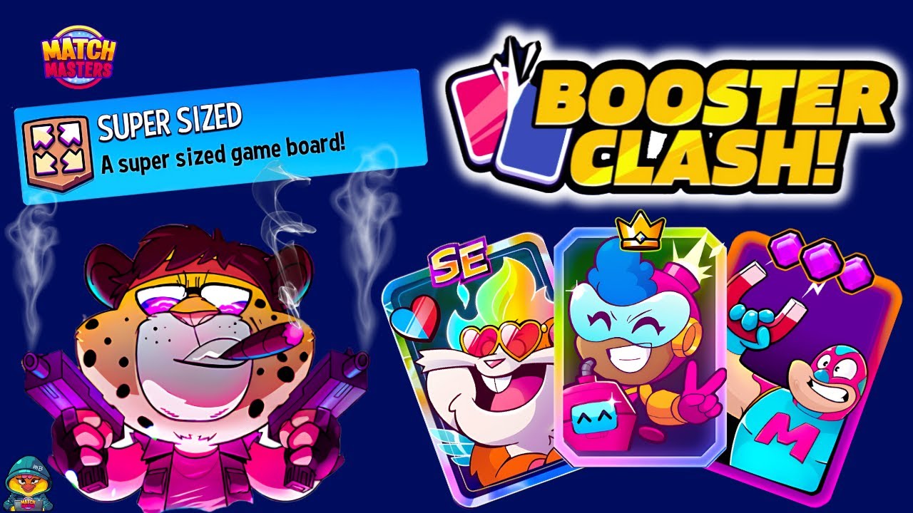 THE BEST BOOSTERS for Super Sized + Rainbow + Triple Sprint | Match Masters x3 BOOSTER CLASH